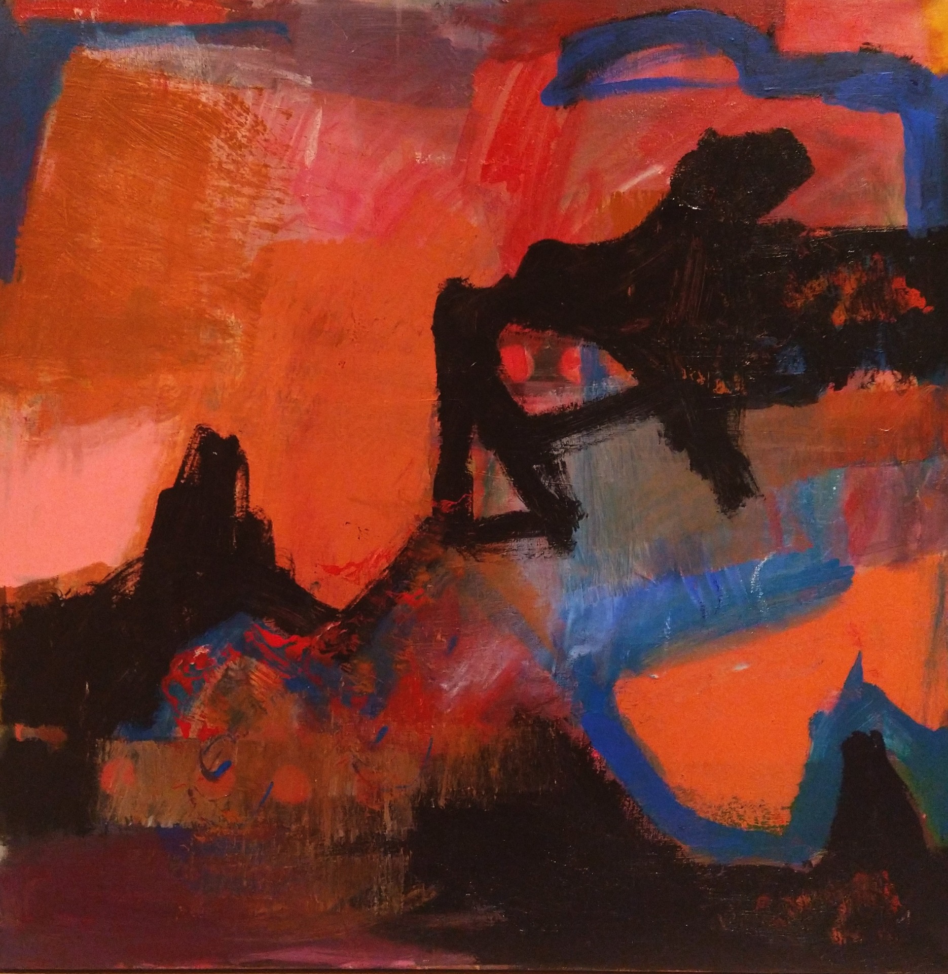 I dare me, 90*90 cm, akryl, 5000,- NOK